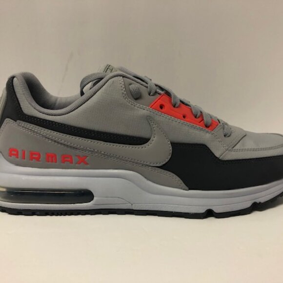Mens NIKE AIR MAX LTD 3 Prm 695484 003 Wolf Grey/Wolf Grey/Bright Crimson - Picture 2 of 12